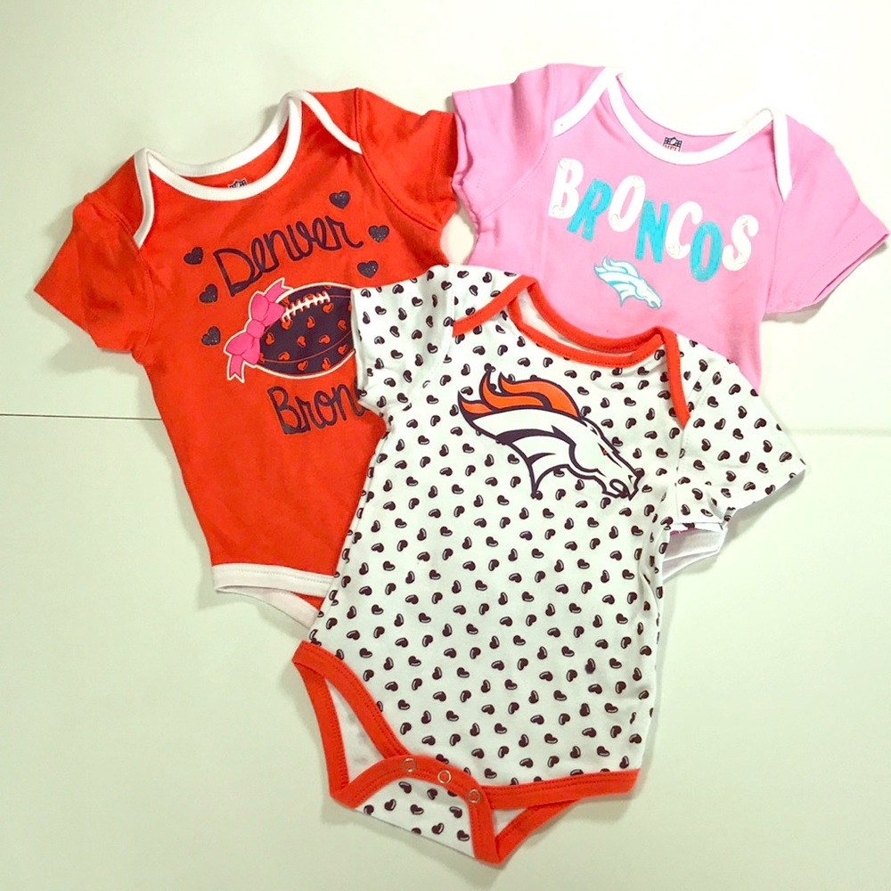 Denver Broncos Baby NFL 12 Month NWOT onesie